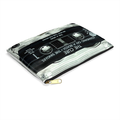 The Cure Zipper Pouch - The Cure Standing on a Beach Cassette Tape Zipper Pouch - The Cure Cassette Tape - Robert Smith