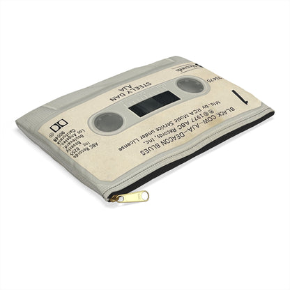 Steely Dan Aja Cassette Tape Zipper Pouch - Peg Black Cow Deacon Blues Josie Steely Dan Pencil Bag