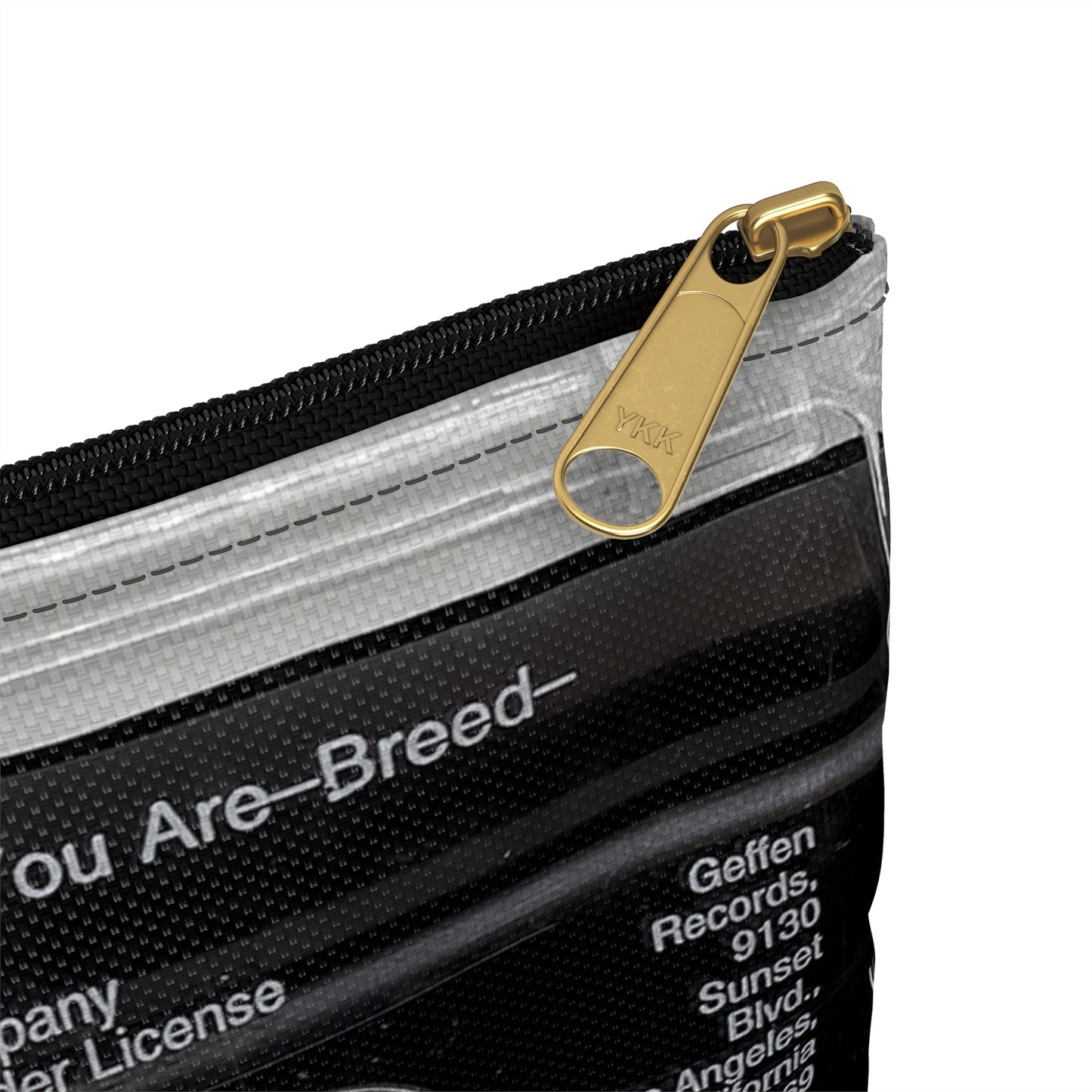 Nirvana Nevermind Cassette Tape Zipper Pouch - Nirvana Accessory Bag - Kurt Cobain Smells Like Teen Spirit