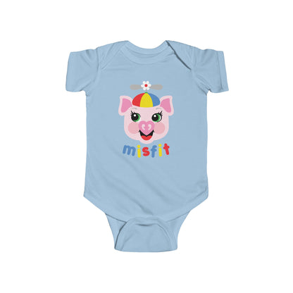 Misfit Piggy Baby Bodysuit