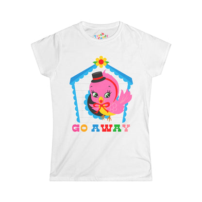 Go Away Cute Birdy Women's T-shirt
