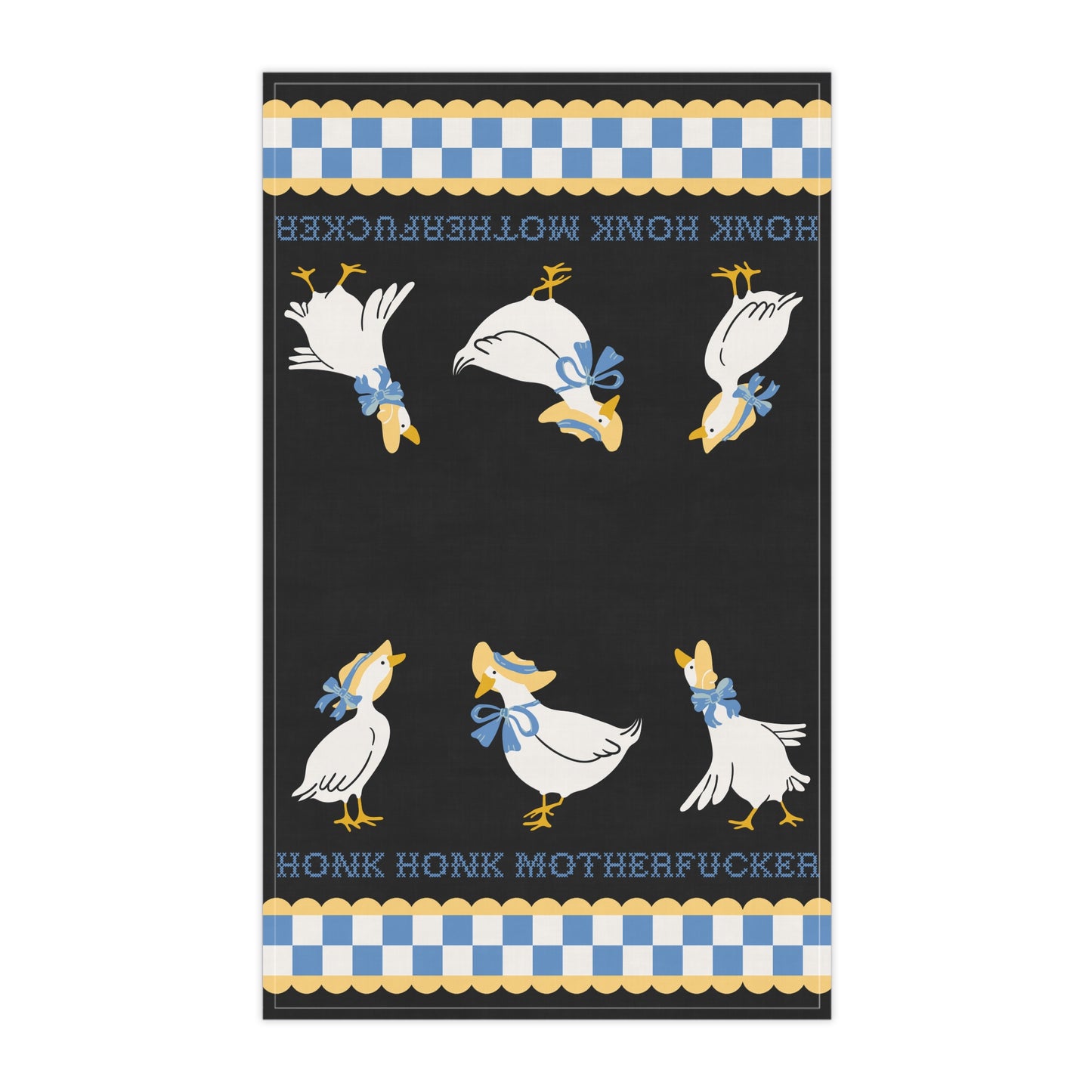 Silly Swearing Goose Kitchen Towel