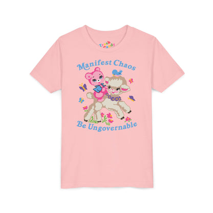 Manifest Chaos Be Ungovernable Kids T-Shirt