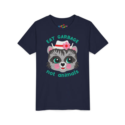 Eat Garbage Not Animals Kids T-Shirt