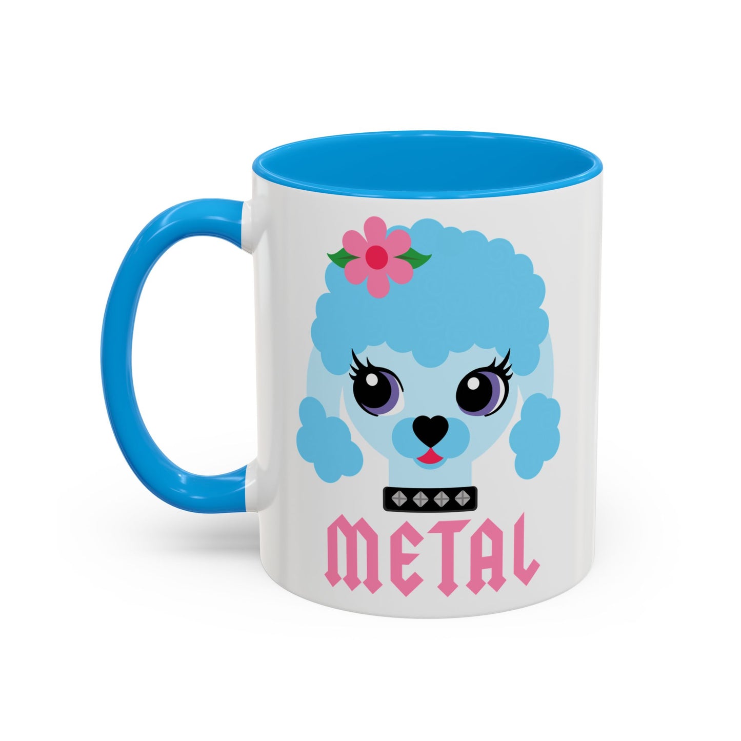 Metal Poodle Mug