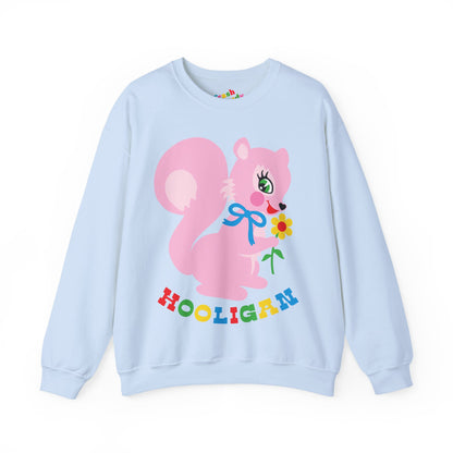 Cute Pink Squirrel Hooligan Sweatshirt