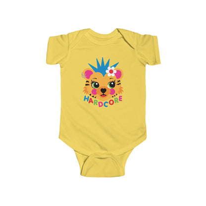 Hardcore Punk Tiger Baby Bodysuit