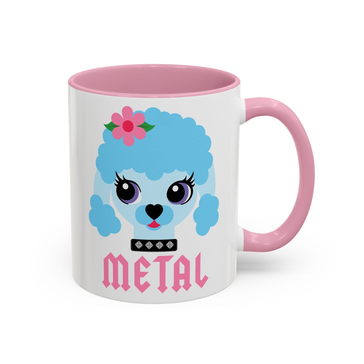 Metal Poodle Mug
