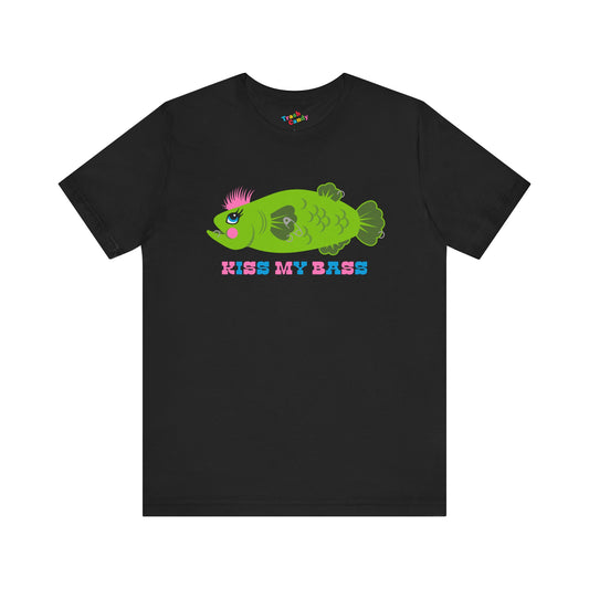 Kiss My Bass Punk Fish T-Shirt