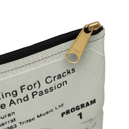 Duran Duran Cassette Tape Zipper Pouch - Seven and the Ragged Tiger Pencil Bag