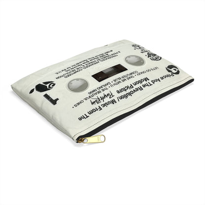 Prince Purple Rain Cassette Tape Zipper Pouch - When Doves Cry - Let's Go Crazy Makeup Pencil Case