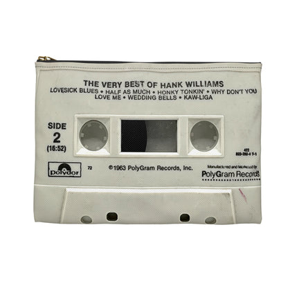 Hank Williams Cassette Tape Zipper Pouch