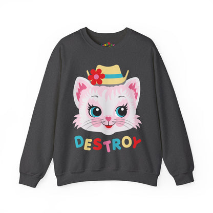 Destroy Cute Kitty Sweatshirt