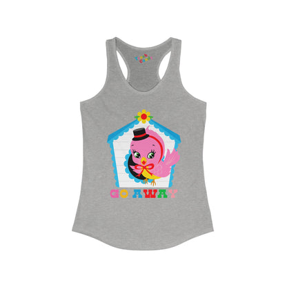 Go Away Women's Racerback Tank
