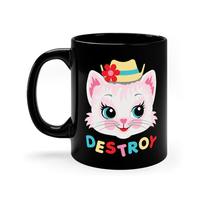 Cute Kitty Destroy Mug
