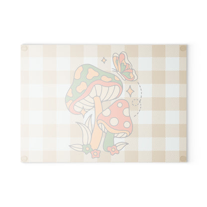 Retro Mushrooms Cutting Board