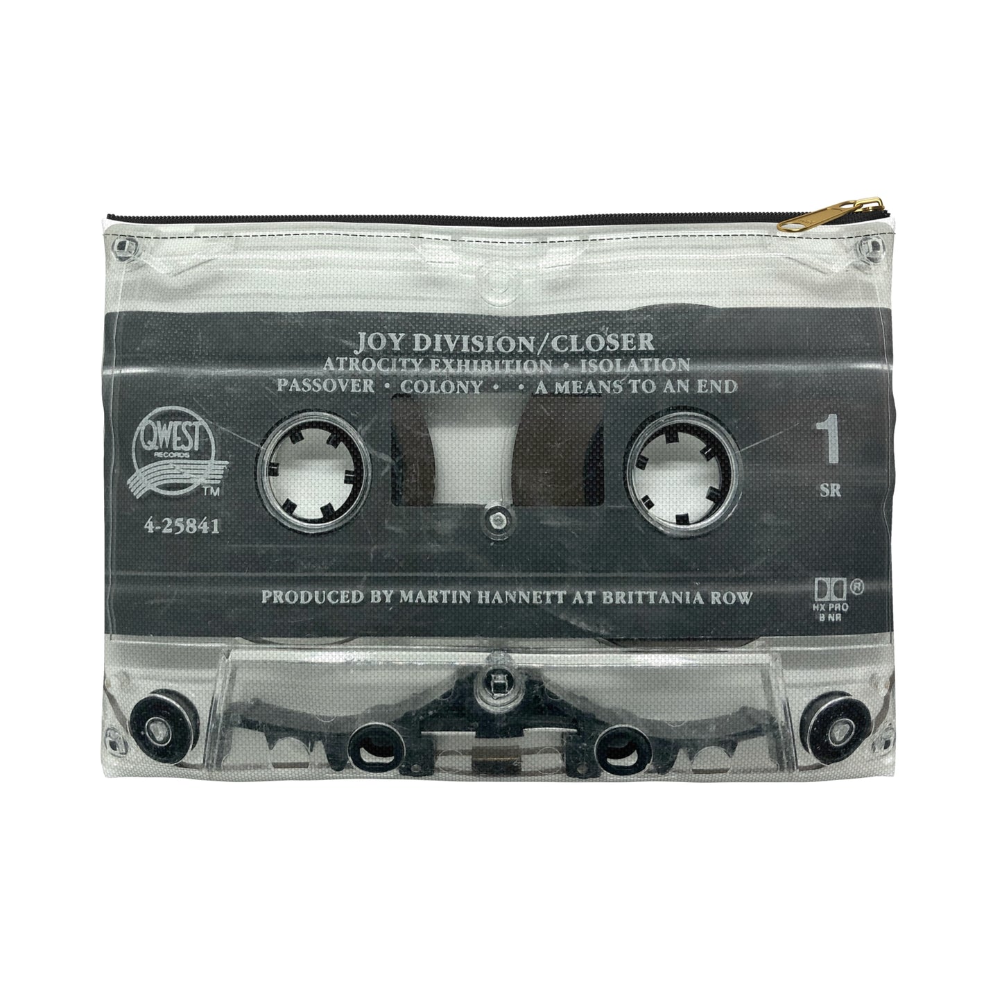 Joy Division Zipper Pouch - Joy Division Closer Cassette Tape Zipper Pouch - Joy Division Cassette Tape Pouch