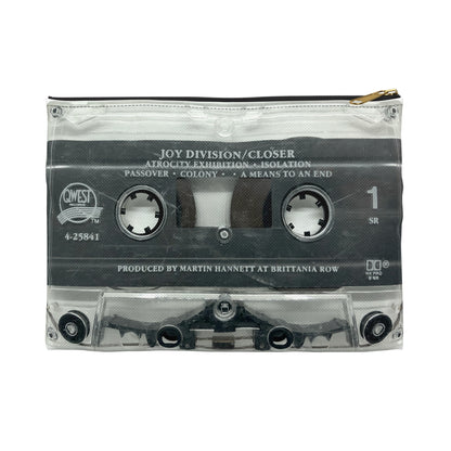 Joy Division Zipper Pouch - Joy Division Closer Cassette Tape Zipper Pouch - Joy Division Cassette Tape Pouch