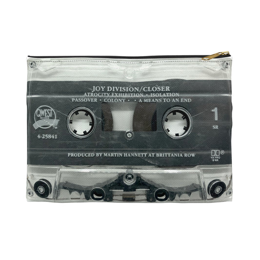 Joy Division Zipper Pouch - Joy Division Closer Cassette Tape Zipper Pouch - Joy Division Cassette Tape Pouch