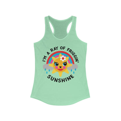 I'm a Ray of Friggin' Sunshine Women's Racerback Tank