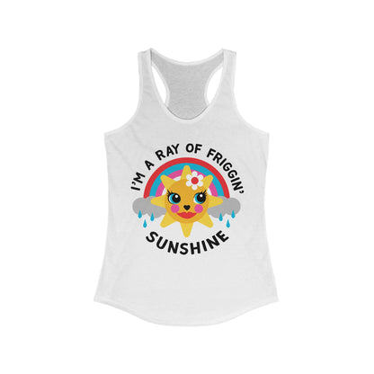 I'm a Ray of Friggin' Sunshine Women's Racerback Tank
