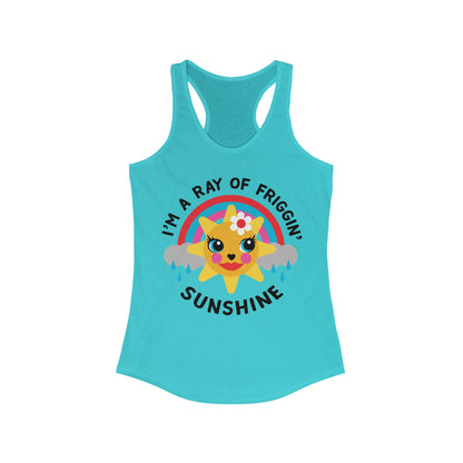 I'm a Ray of Friggin' Sunshine Women's Racerback Tank