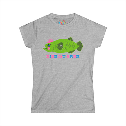 Kiss My Bass Punk Fish Women's T-shirt