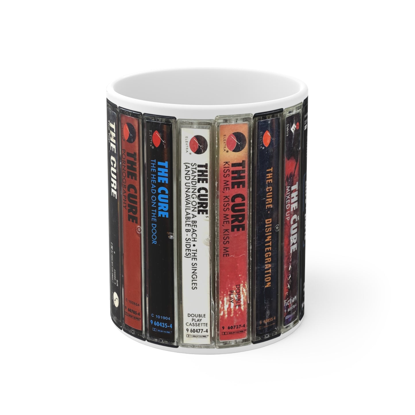 Retro The Cure Cassette Tapes Mug