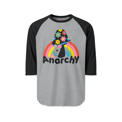 Anarchy Raglan Baseball Shirt