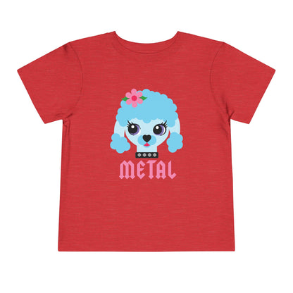 Heavy Metal Poodle Toddler T-Shirt