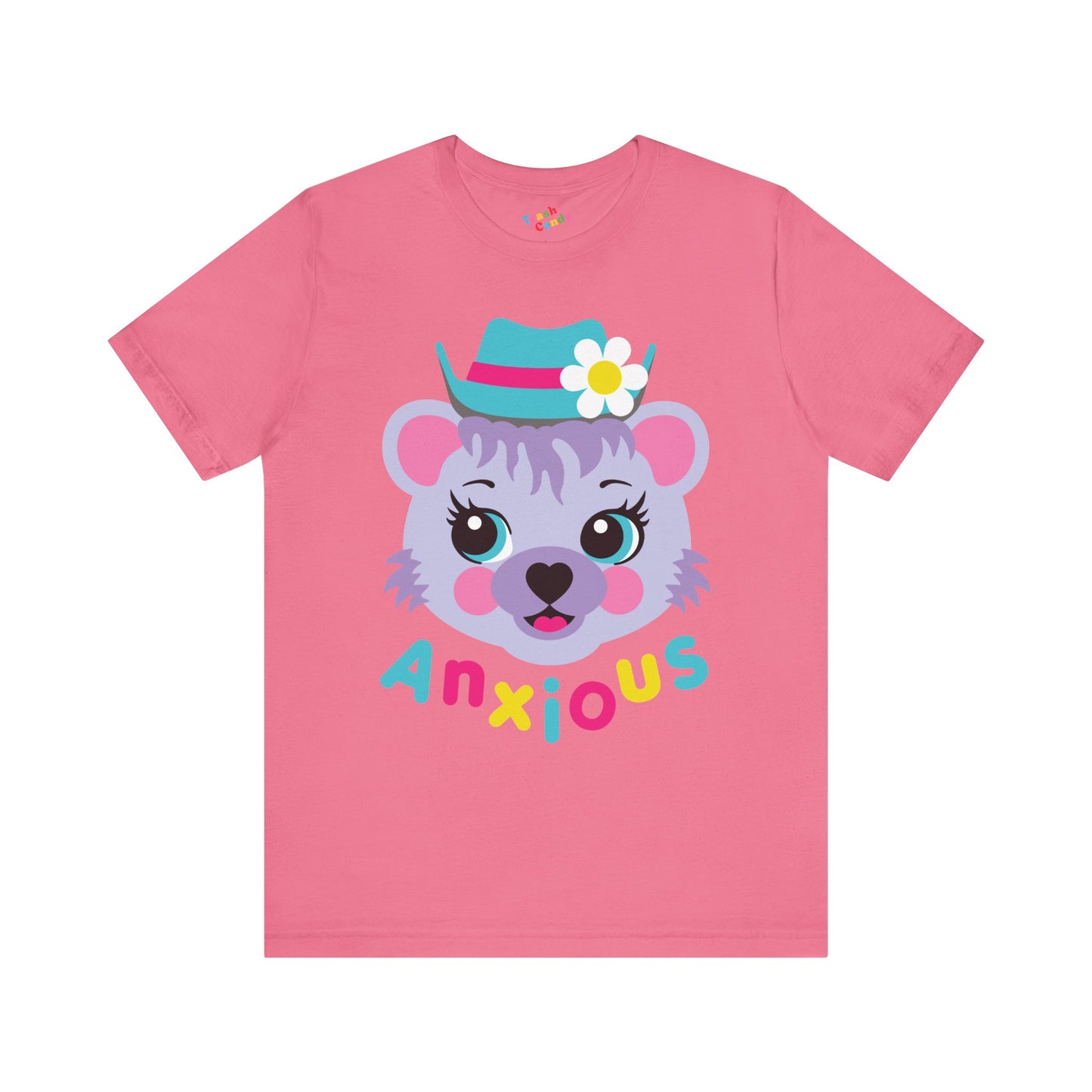 Anxious Bear Cute Retro T-shirt