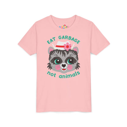 Eat Garbage Not Animals Kids T-Shirt