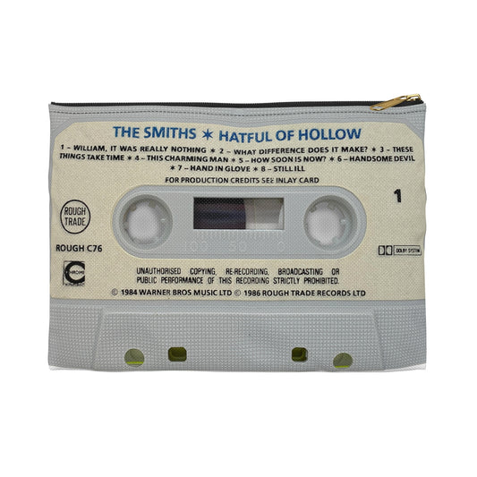 The Smiths Hatful of Hollow Zipper Pouch - Morrissey Zipper Pouch - The Smiths Hatful of Hollow Cassette Tape Accessory Bag