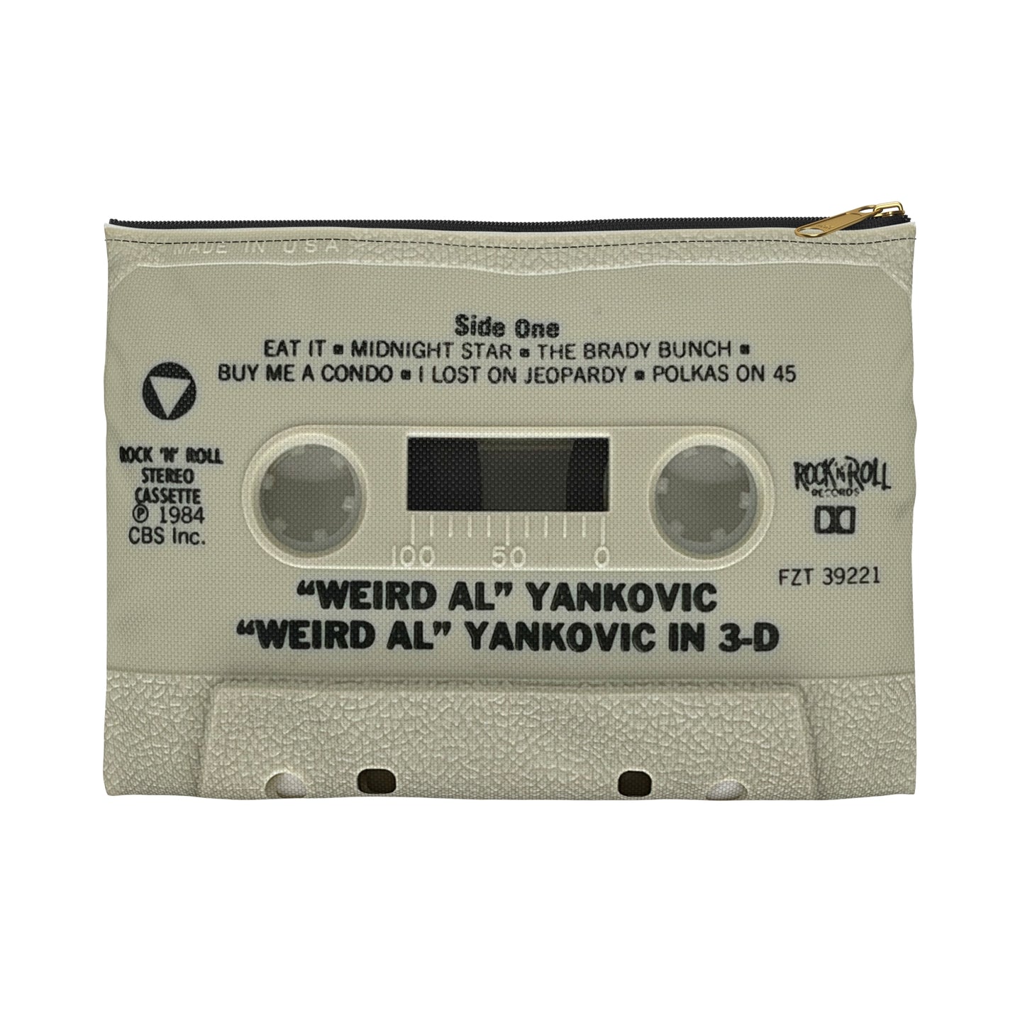 Weird Al Yankovic Cassette Tape Zipper Pouch