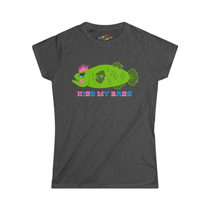Kiss My Bass Punk Fish Women's T-shirt