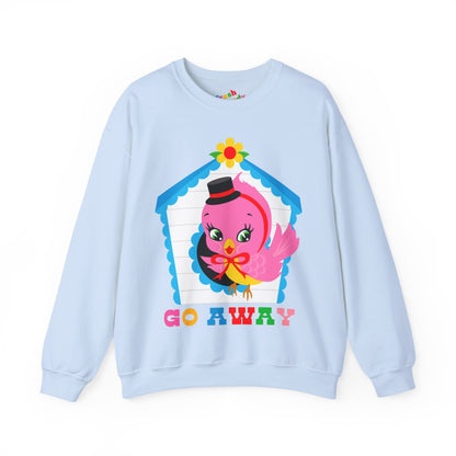Go Away Retro Birdy Sweatshirt