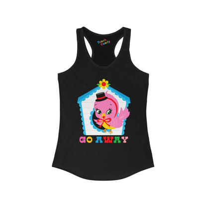 Go Away Women's Racerback Tank
