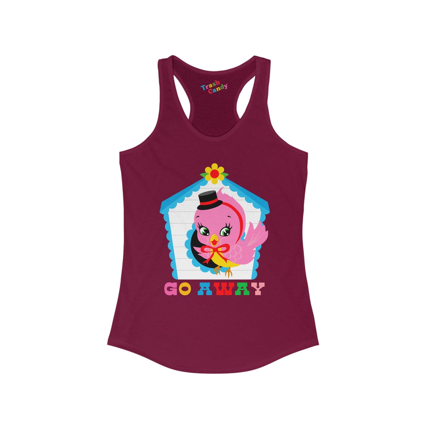 Go Away Women's Racerback Tank