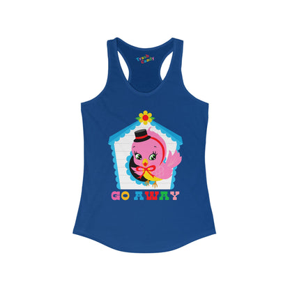 Go Away Women's Racerback Tank