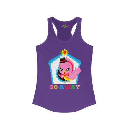 Go Away Women's Racerback Tank