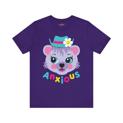 Anxious Bear Cute Retro T-shirt