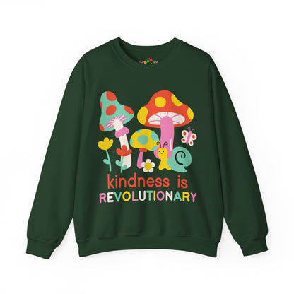 Cute Mushroom Kindness is Revolutionary Sweatshirt