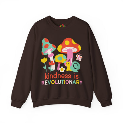 Cute Mushroom Kindness is Revolutionary Sweatshirt