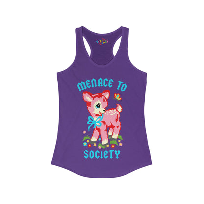 Menace to Society Women's Racerback Tank