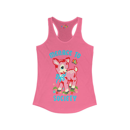 Menace to Society Women's Racerback Tank