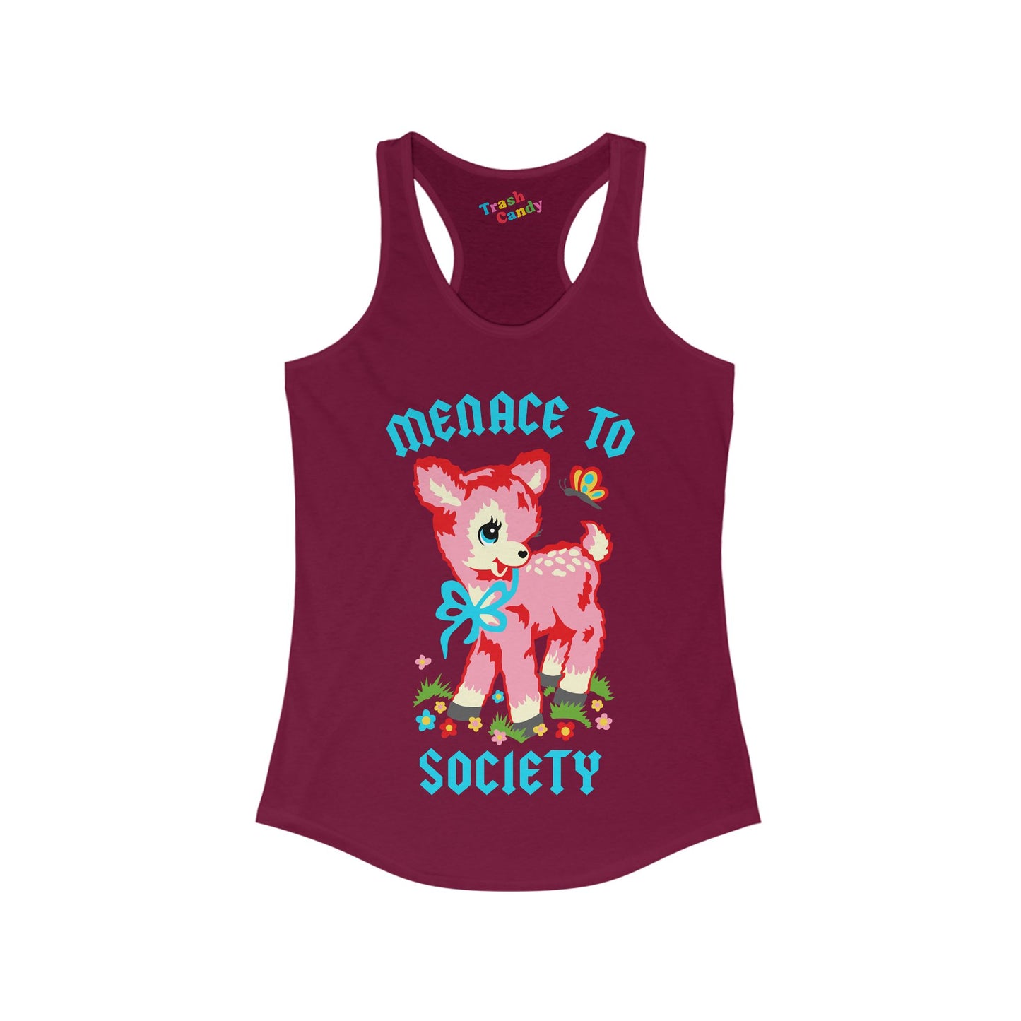 Menace to Society Women's Racerback Tank