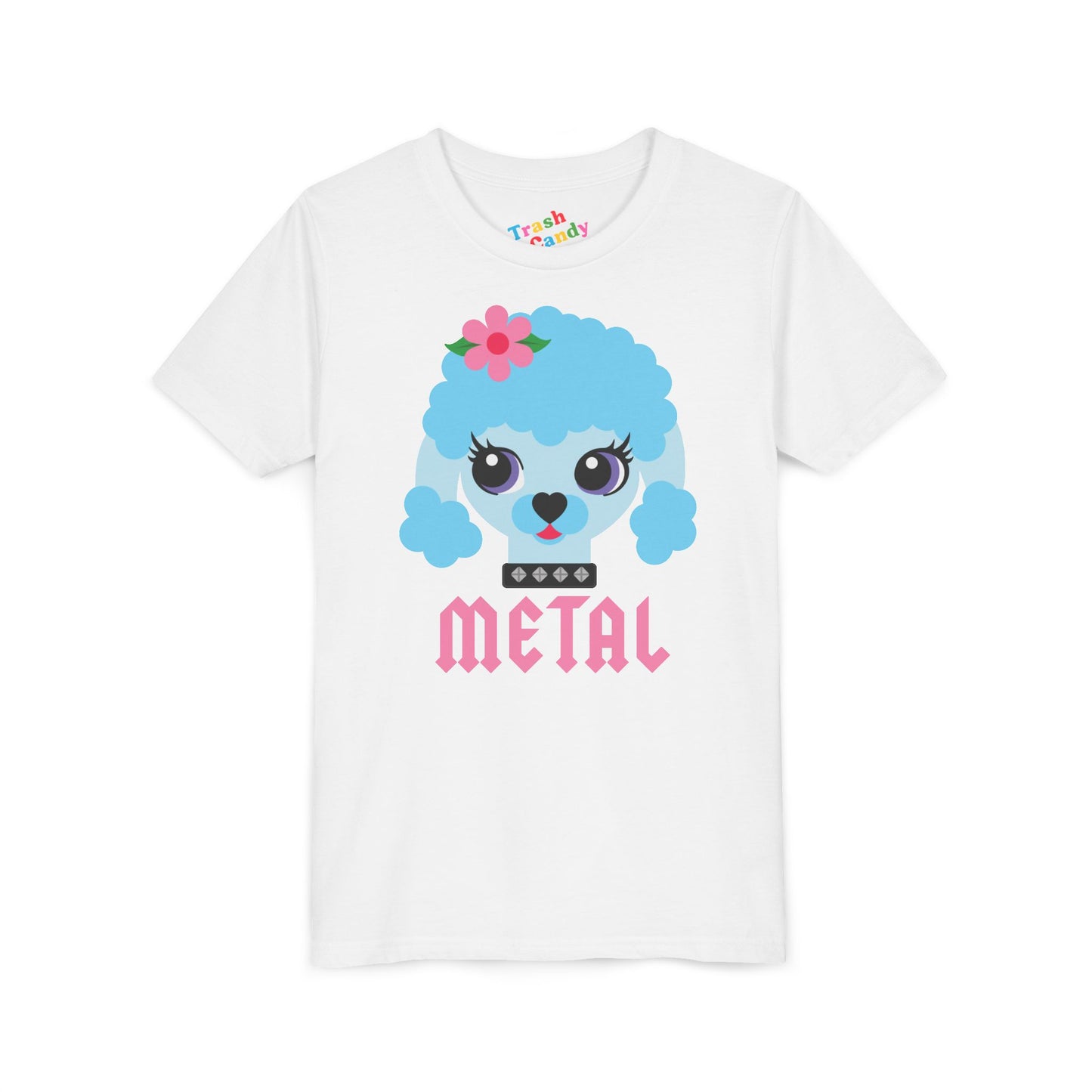 Heavy Metal Poodle Kids T-Shirt