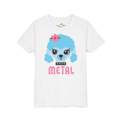 Heavy Metal Poodle Kids T-Shirt