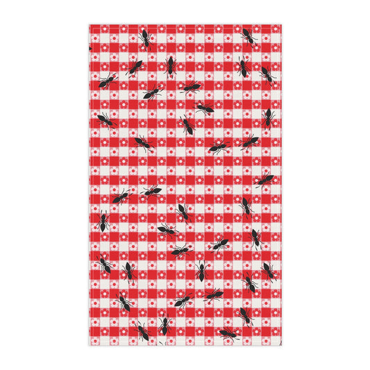 Ants at a Picnic Cotton Tea Towel