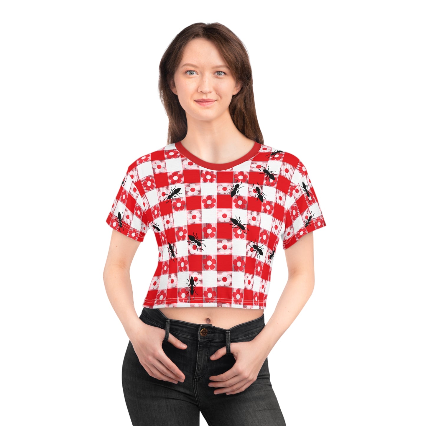 Ants at a Picnic Cropped Tee